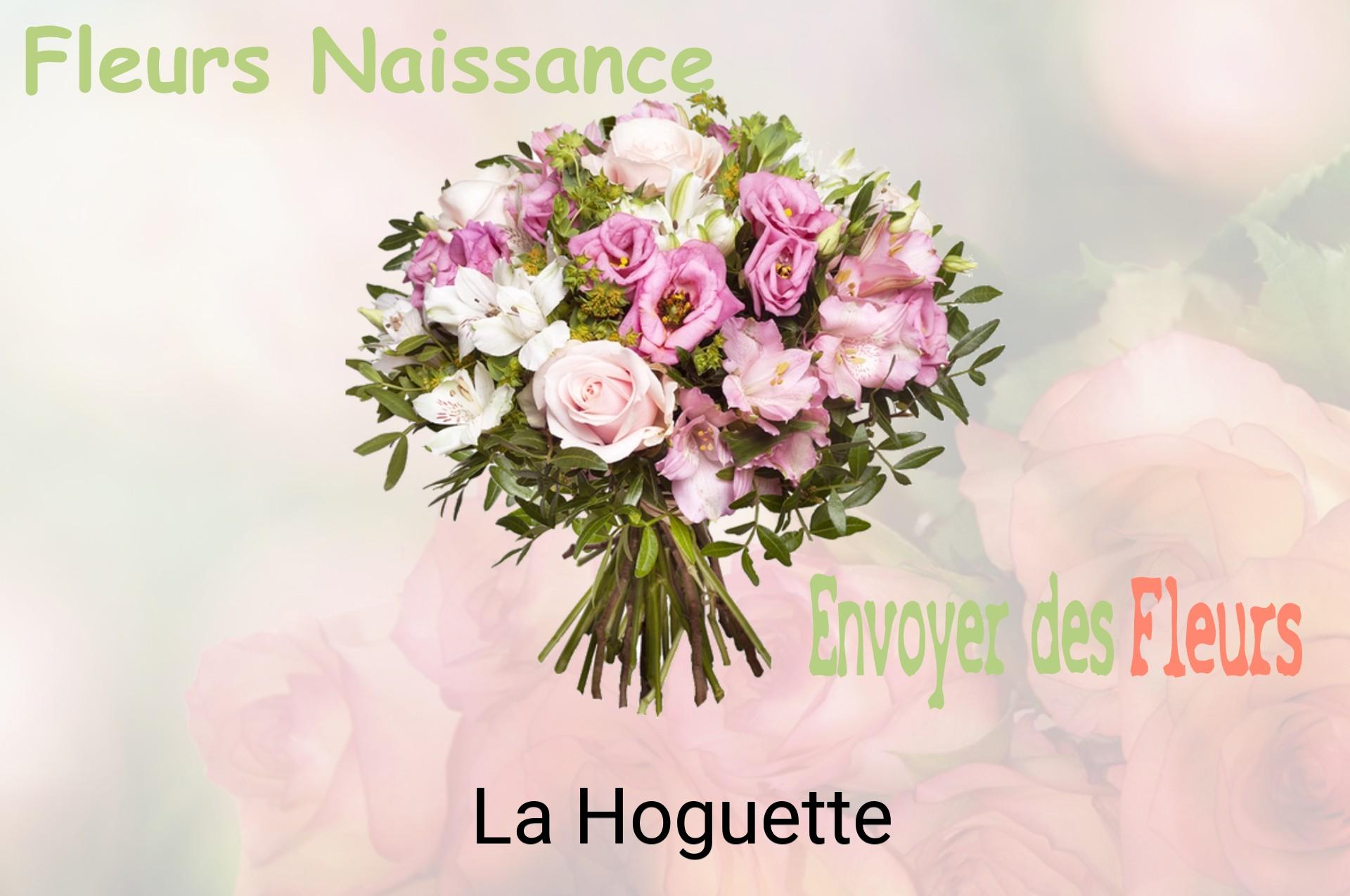 Bouquet de fleurs de naissance livré à La Hoguette